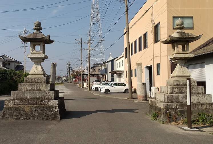 津島街道追分