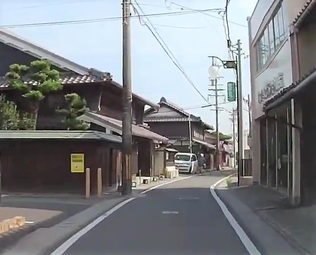 あま市木田の街並み